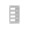 LogiLink FB5003 LWL-Frontplatte 12 LC-D / 12 SC-S für Spleißverteiler