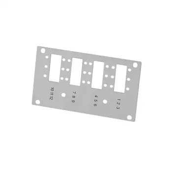 LogiLink FB5003 LWL-Frontplatte 12 LC-D / 12 SC-S für Spleißverteiler