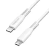 LogiLink CU0243 USB-2.0-Type-C-Kabel, USB-C-Stecker auf Micro-USB-Stecker, 480 Mbit/s, 12 W, weiß, 1,5 m