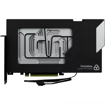 Thermal Grizzly DeltaMate GPU-Wasserkühler für Suprim 5090, schwarz/silber
