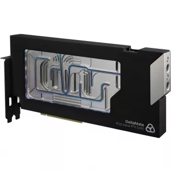 Thermal Grizzly DeltaMate GPU-Wasserkühler für ROG Astral RTX 5090, schwarz/silber