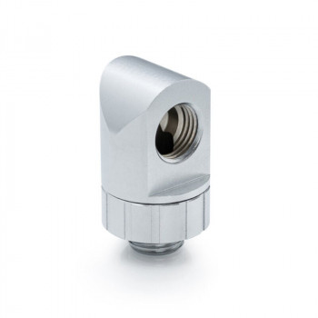 Bitspower Artemis BPM-AT90R-SL 90°-Fitting, drehbar, sandgestrahlt silber