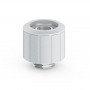 Bitspower Artemis BPM-ATCPF-CC3-SL Anschluss gerade, G1/4 Zoll Außengewinde auf 16/10 mm, sandgestrahlt silber