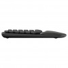 Logitech Wave Keys 920-012289 kabellose ergonomische Tastatur, 2,4 GHz / Bluetooth, Schweizer Layout (CH), Graphit
