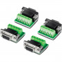 TRENDnet TI-S400 serieller Adapter RS-232 auf RS-422/485, TAA-konform (4 Stück), grün / grau