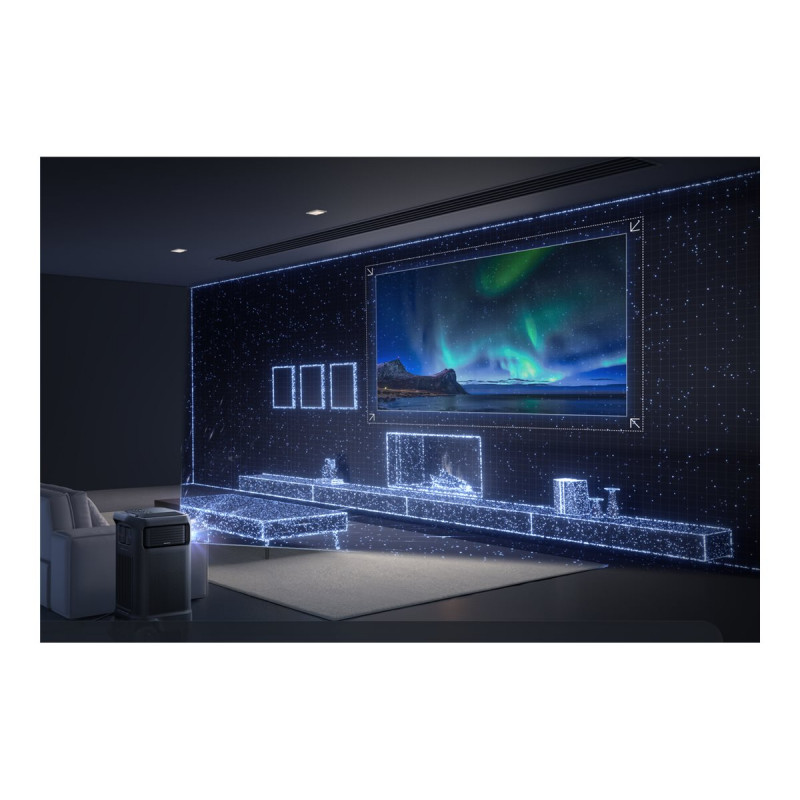 Anker Nebula X1 Pro (D21513F1) Projektor, 4K UHD (3840 x 2160), 3500 ANSI-Lumen, WLAN, schwarz