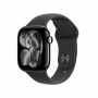 Apple Watch Series 11 Smartwatch 5G, 42 mm Aluminiumgehäuse, S/M, schwarz, MF834QL/A