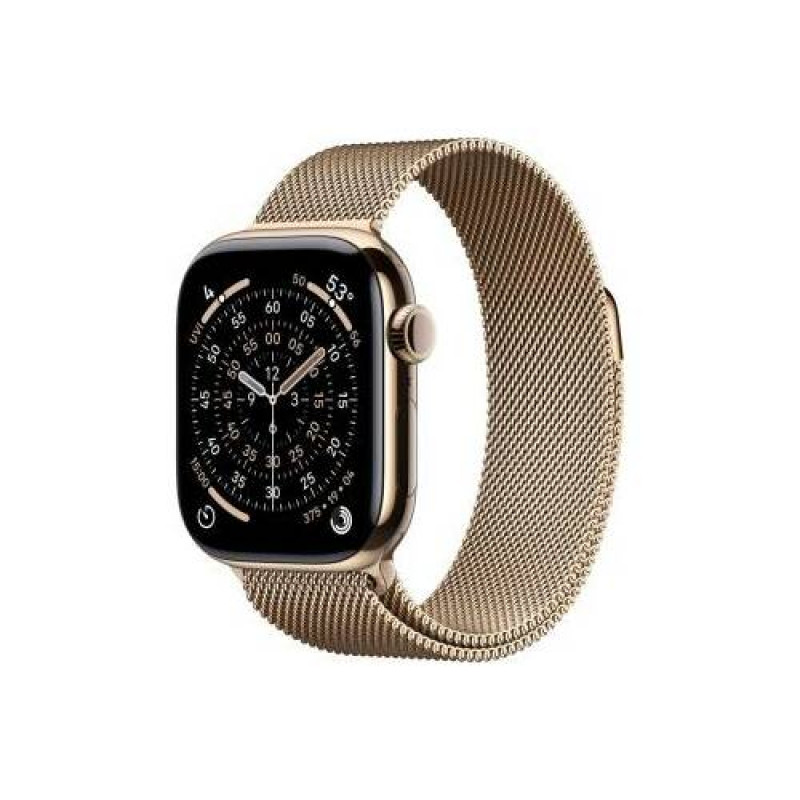Apple Watch Series 11 Smartwatch 5G, 42 mm Titangehäuse, gold