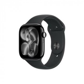 Apple Watch Series 11 Smartwatch 5G, 46 mm Aluminiumgehäuse, S/M, schwarz, MFC24QL/A