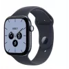 Apple Watch Series 12 Smartwatch, GPS + Cellular, 42 mm, Keramikgehäuse in Nachtblau, Sportarmband in Marineblau M/L