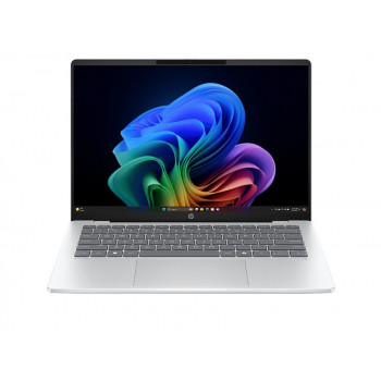 HP OmniBook 5 14-he0013nf Notebook, Qualcomm Snapdragon X, 16 GB RAM, 512 GB SSD, 14 Zoll WUXGA OLED, Windows 11, generalüberholt