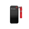 Verbatim Pocket 32434 tragbare SSD, 128 GB, USB 3.2 Typ-C, schwarz/rot