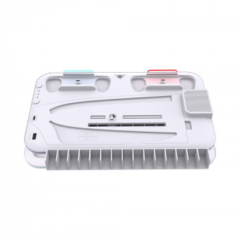 White Shark KIMURA PRO PS5 Kühlpad mit 2 Ladestationen, Weiß