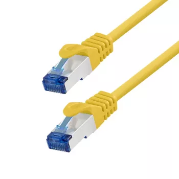 LogiLink CP4017S Patchkabel Cat.6A CCA S/FTP LSZH, 0,25 m, gelb, EconLine