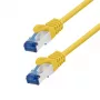 LogiLink CP4017S Patchkabel Cat.6A CCA S/FTP LSZH, 0,25 m, gelb, EconLine
