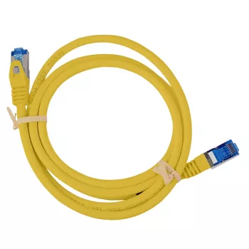 LogiLink CP4027S Patchkabel Cat.6A CCA S/FTP LSZH, 0,5 m, gelb, EconLine