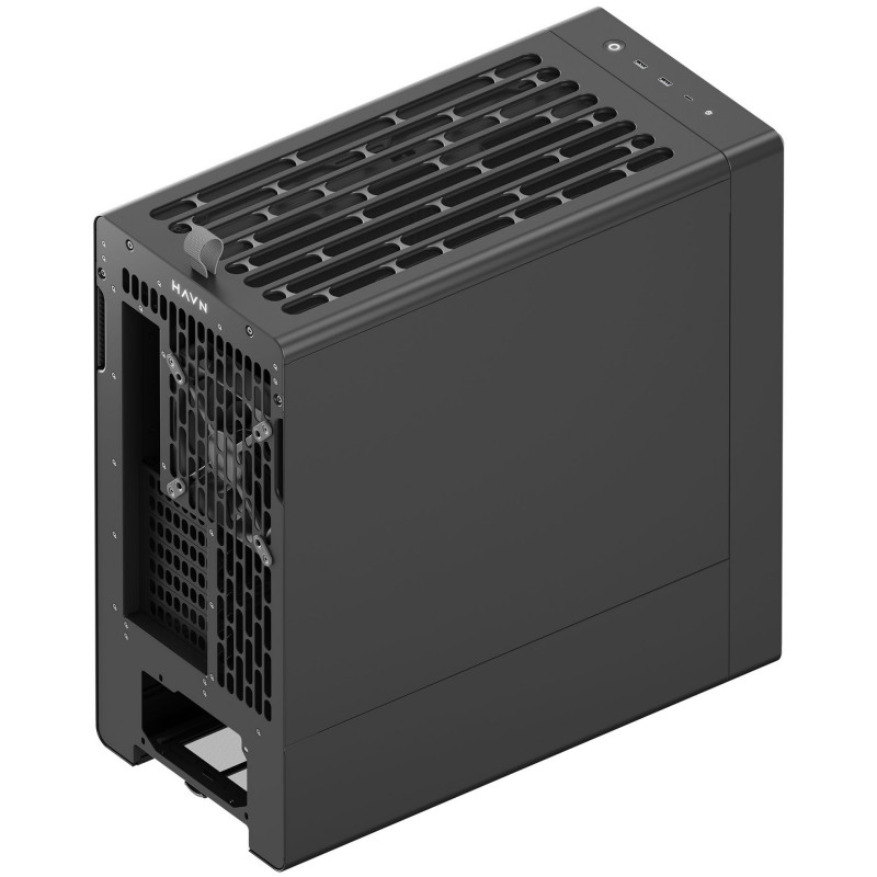 HAVN BF 360 Flow Solid PC-Gehäuse, Midi-Tower, E-ATX, schwarz