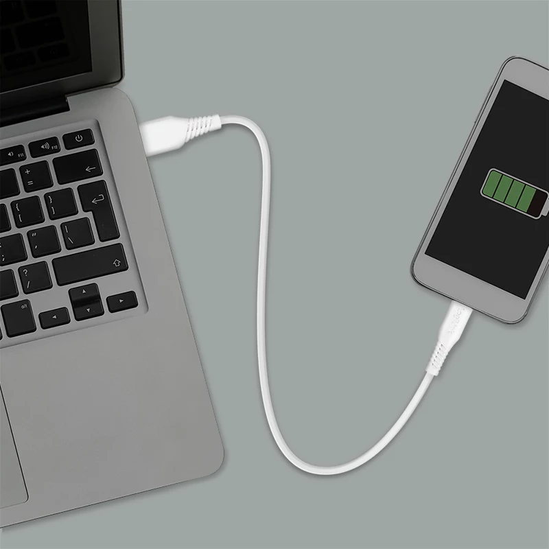 LogiLink CU0254 USB-2.0-Kabel USB-C auf USB-A, 480 Mbit/s, 15 W, weiß, 2 m