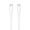 LogiLink CU0263 USB-2.0-Kabel USB-C auf USB-C, 480 Mbit/s, 60 W, weiß, 1,5 m