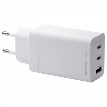 dbramante1928 CI70CCWH4436 Netzteil, 70 Watt, 2x USB-C + 1x USB-A, EU-Stecker, weiß