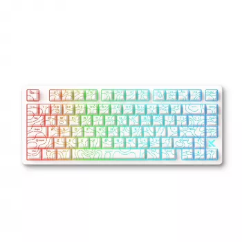 Mchose Jet 75 HW-Jet75-8 Gaming-Tastatur, Kailh Magnetic God Switches