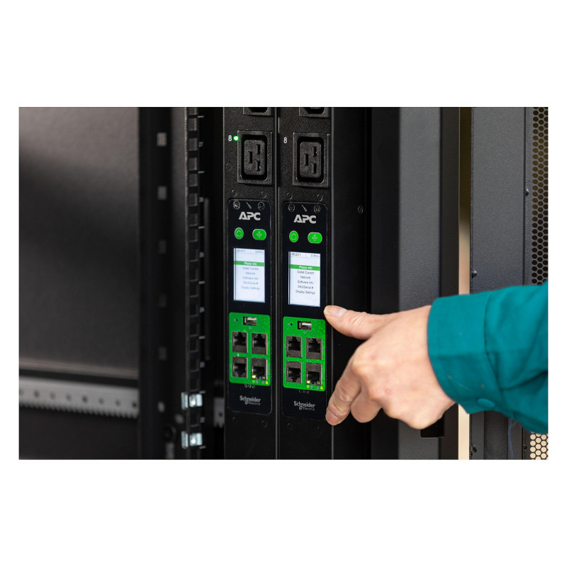 APC EasyPDU EPDU2216S schaltbare Rack-PDU, Zero U, 11 kW, 230 V, 21 x C13 und 6 x C19, IEC 309