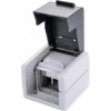VALUE 25.99.8493 Outdoor-Wandgehäuse für 2 Keystones, grau