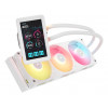 Corsair iCUE LINK TITAN II 360 RX LCD AIO-Flüssigkeitskühlung für CPU CW-9061046-WW, 12-cm-Lüfter, weiß