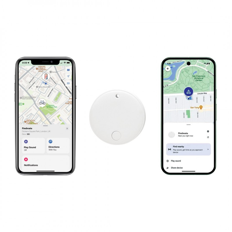 XD Design FindMate Dual RCS Tracker P301.6203, Apple Find My und Android Find Hub, IPX5