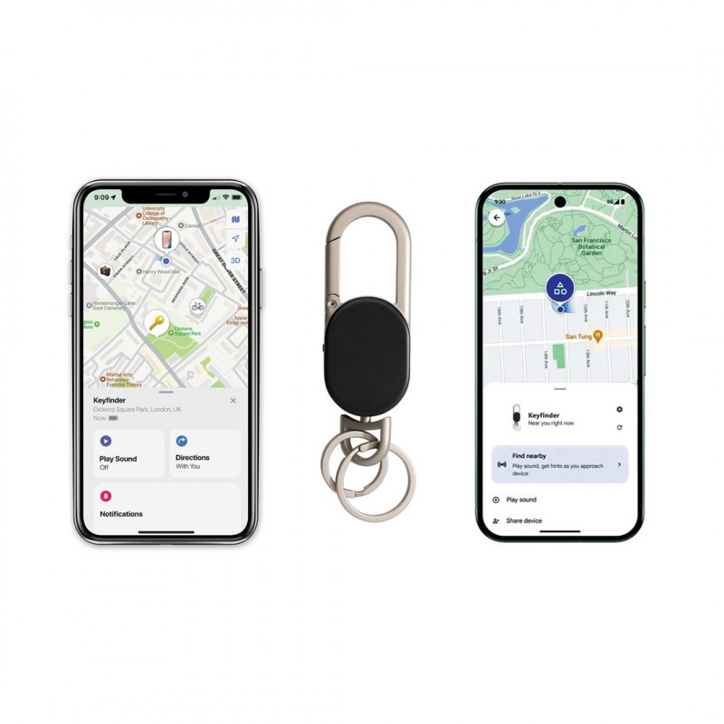 XD Design Connects Keyfinder Dual Schlüssel-Tracker, Apple & Android Find, P301.1601