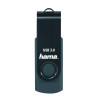 Hama Rotate USB-Flash-Laufwerk, 256 GB, USB 3.0, petrolblau