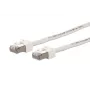 Metz Connect Ultraflex500 VoIP Patchkabel S/FTP Cat.6, weiß, 10,0 m