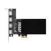 MSI GeForce GT 710 2GD3H Grafikkarte, 2 GB GDDR3, 64 Bit, 4x HDMI