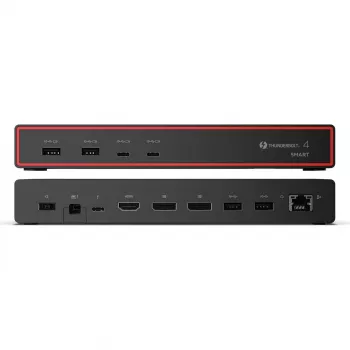 Lenovo ThinkPad Thunderbolt 4 Smart Dock 40BE0135DE Dockingstation, schwarz, 100 W, 4K@60Hz