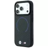 BMW M Kevlar Blue Print Ring MetalLogo MagSafe Smartphone-Hülle für iPhone 18 Pro Max / 17 Pro Max, schwarz