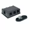 S/CONN maximum connectivity ISDN-Verteiler, 6-fach, Set mit 3,0 m Anschlusskabel, 71400-6SET