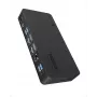 ICY BOX IB-DK2255AC 11-in-1 Notebook-Dockingstation, DL6950-Chip, 2x Video (2x DP/HDMI 4K@60 Hz), 96 W PD zum Host, Gigabit-LAN, Host C+A 10 Gbit/s, schwarz