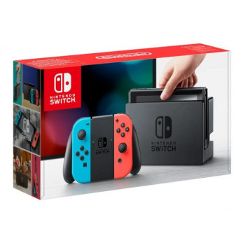 Nintendo Switch V2 NSH006 Spielkonsole, Rot und Blau