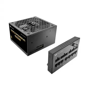 Thermaltake Dockpower FI 1000W Netzteil, 80 PLUS Gold, modular, schwarz