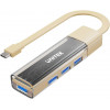 Unitek H1319ACL01 bidirektionaler USB-C / USB-A Hub, 5 Gbit/s, cremefarben