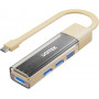 Unitek H1319ACL01 bidirektionaler USB-C / USB-A Hub, 5 Gbit/s, cremefarben