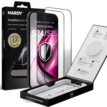 3mk DeepBlack Anti-Reflective Glass Displayschutz für Samsung Galaxy S24/S25
