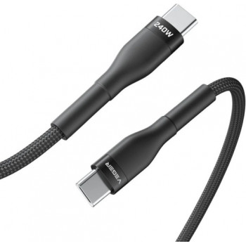Veger CC03 USB-C-auf-USB-C-Kabel, PD 48 V 5 A 240 W, 1,5 m, schwarz