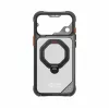 Skinarma Saturn Skin000485 Hülle mit MagSafe und RotatingKick Stand für iPhone 18 Pro Max / 17 Pro Max, schwarz