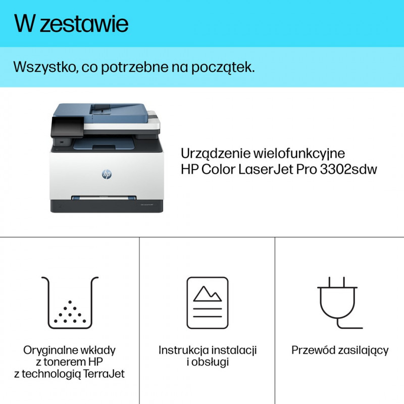 HP Color LaserJet Pro 3302sdw Multifunktionsdrucker (499Q6F)