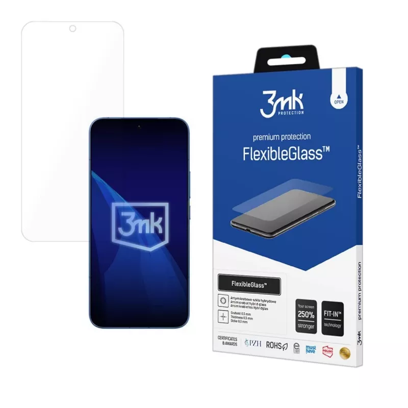 3mk FlexibleGlass Hybridglas-Displayschutz für Xiaomi 17T, transparent
