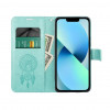 OEM Flip Case Mezzo Book für Samsung S20 FE / S20 FE 5G, Traumfänger-Muster, grün