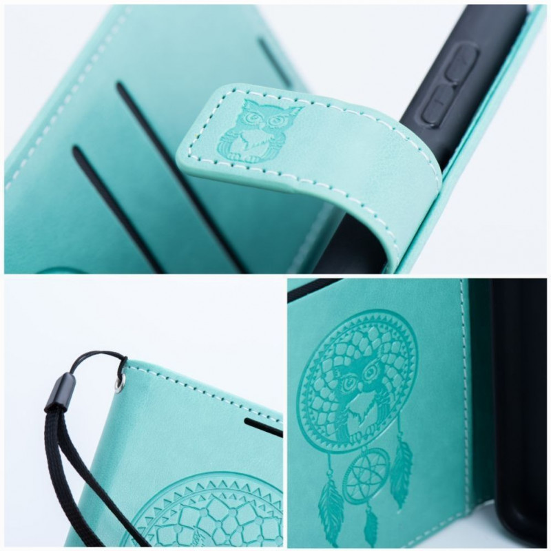OEM Flip Case Mezzo Book für Samsung S20 FE / S20 FE 5G, Traumfänger-Muster, grün