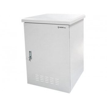 Alantec SZ-12U-600-600-01-S Außen-Wandschrank 19 Zoll, 12U, 600x600, IP55, grau