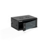Alantec SW-4U-600-450-01-CF Wand-Serverschrank 19 Zoll 4U, 600x450, schwarz, zur Selbstmontage (Flat Pack)